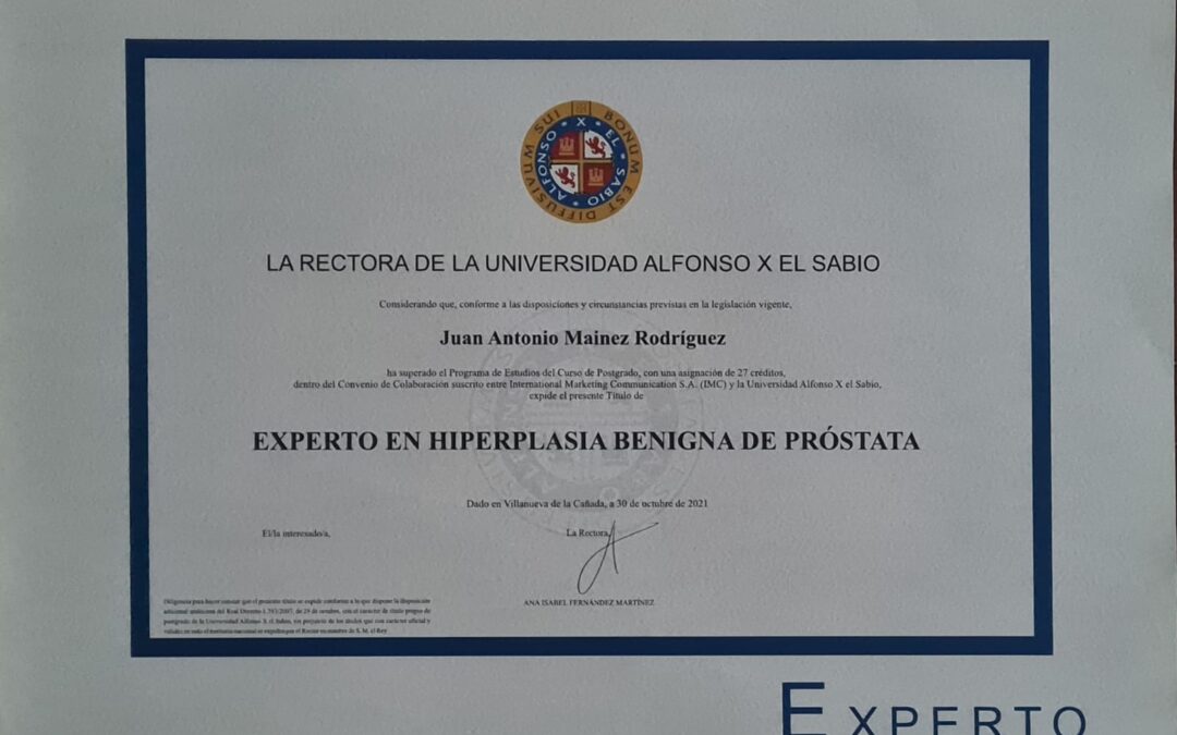 Experto en HBP